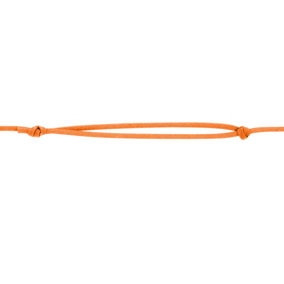 Textil-Armband Einstellung der Größe orange